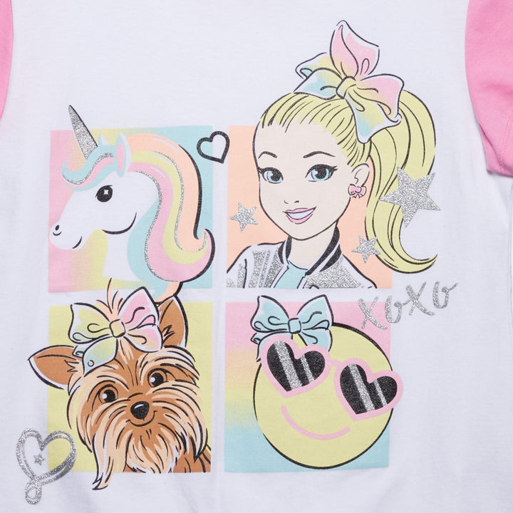 JoJo Siwa T-Shirt and Bike Shorts Outfit Set - imagikids