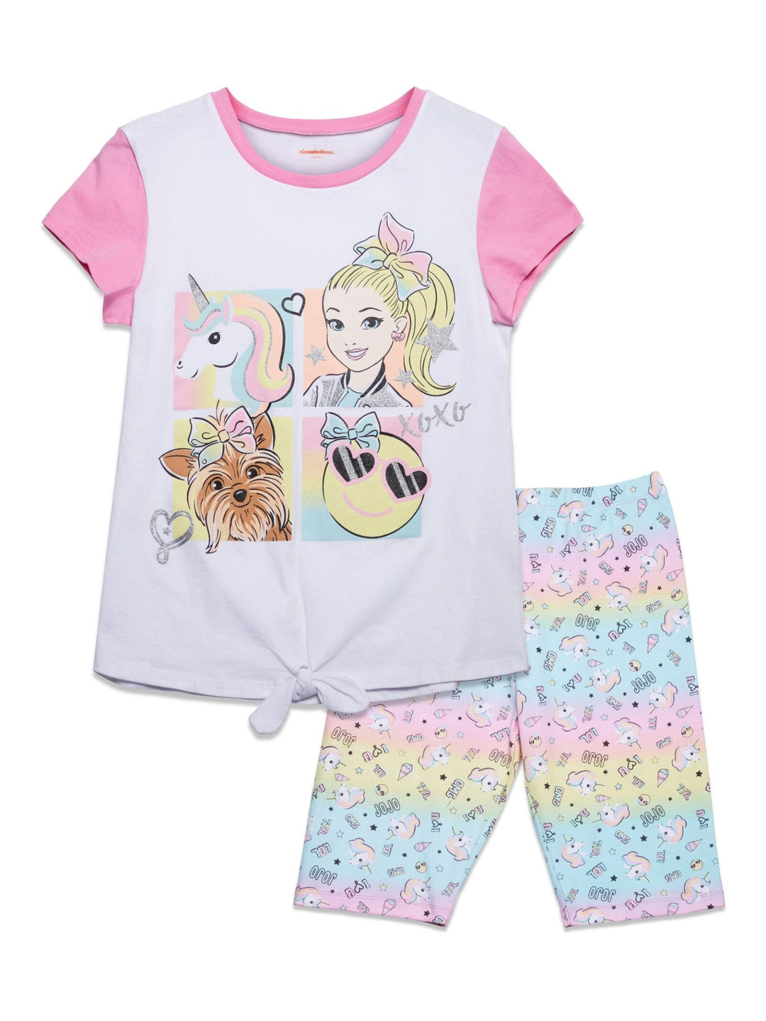 JoJo Siwa T-Shirt and Bike Shorts Outfit Set - imagikids