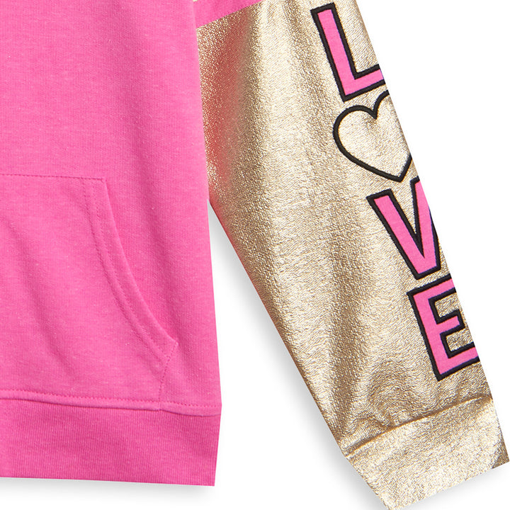 Jojo Siwa sudadera con cremallera y bolsillos con lazo