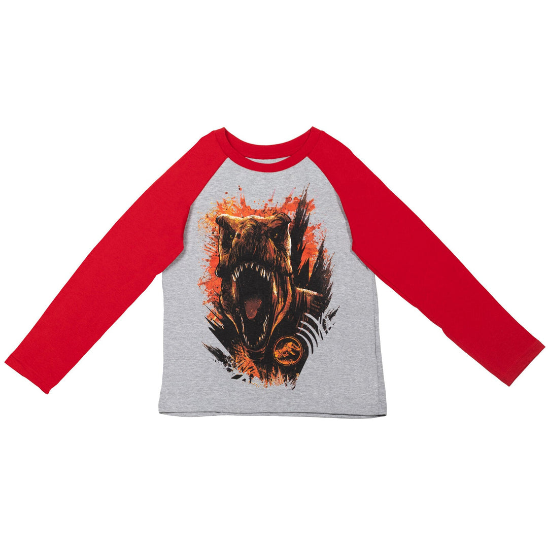 Jurassic Park 2 Pack Long Sleeve Graphic T-Shirts - imagikids