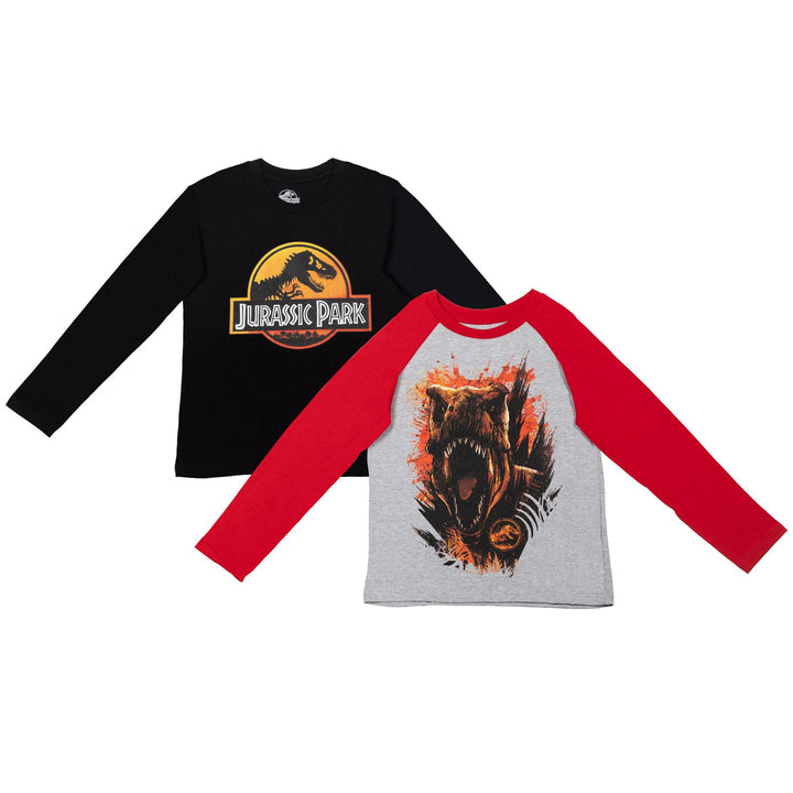 Jurassic Park 2 Pack Long Sleeve Graphic T-Shirts - imagikids