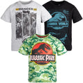 Jurassic Park 3 Pack Graphic T-Shirts