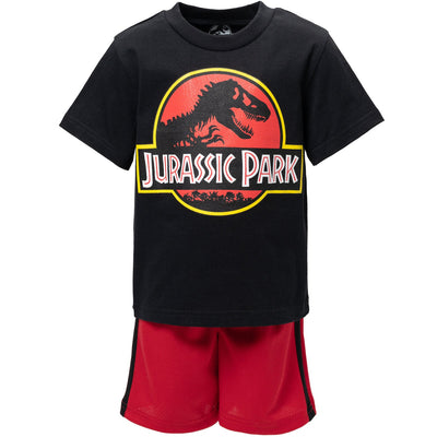 Jurassic Park Athletic T-Shirt and Mesh Shorts Outfit Set - imagikids