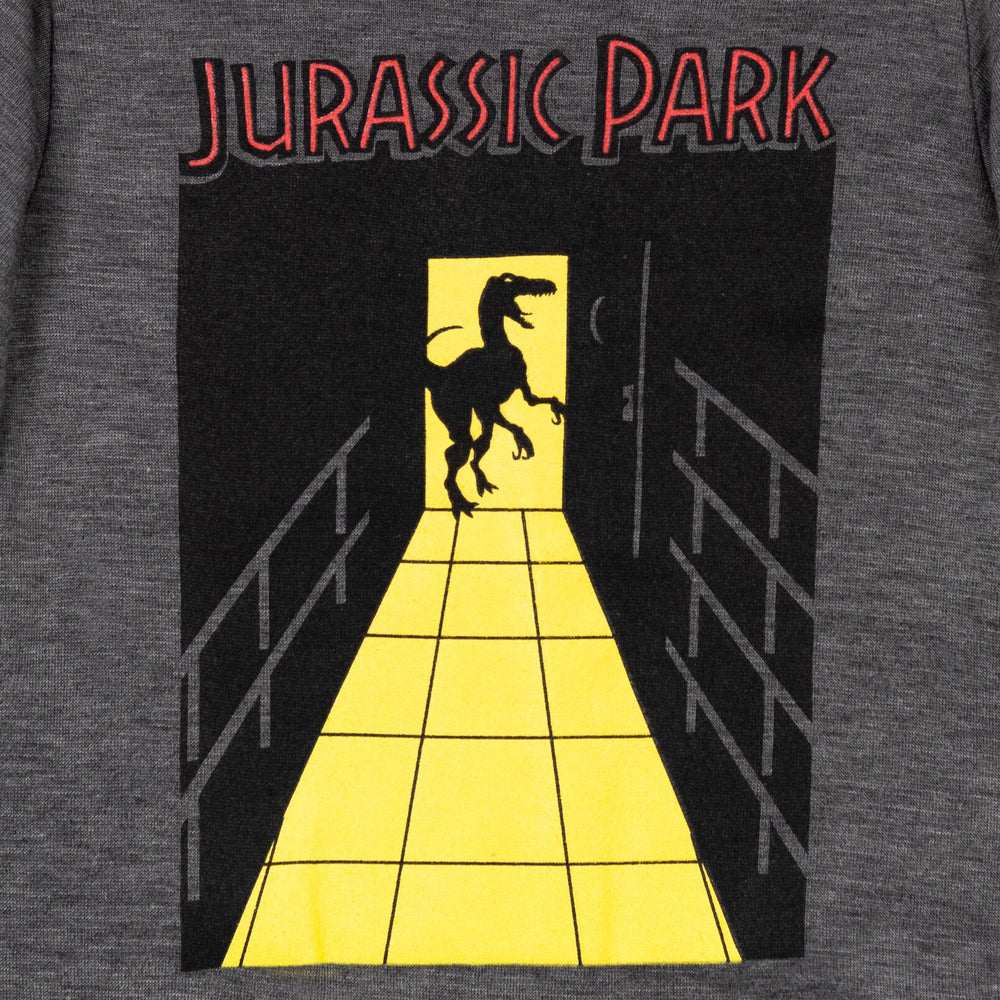 Jurassic Park Blue (Dinosaur) Fleece Pullover Hoodie - imagikids