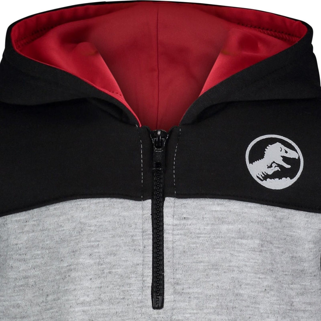 Jurassic Park Fleece Half Zip Hoodie - imagikids