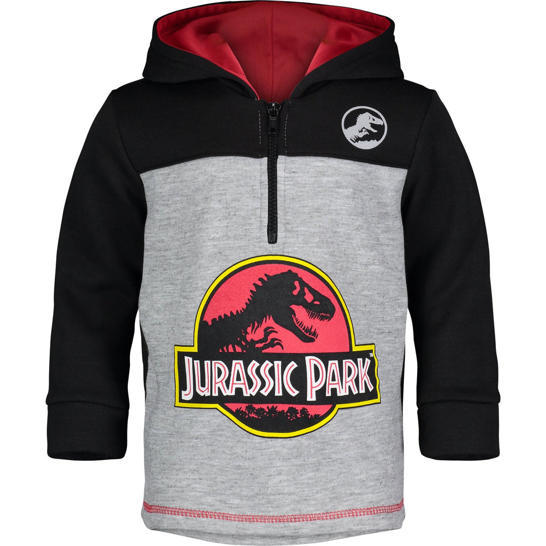 Jurassic Park Fleece Half Zip Hoodie - imagikids