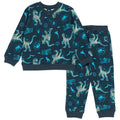 Jurassic World Jurassic Park Blue (Dinosaur) French Terry Sweatshirt and Jogger Pants Set