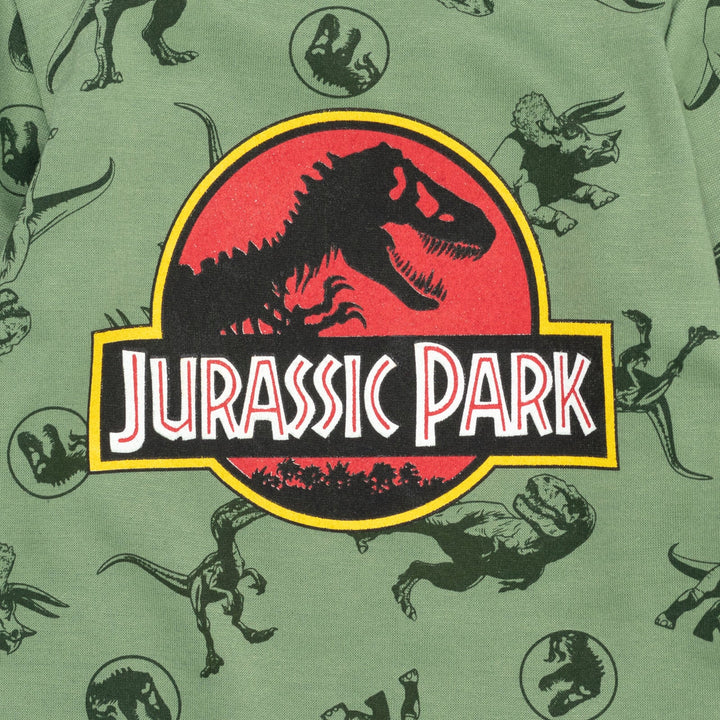 Jurassic World Jurassic Park T-Rex Fleece Pullover Sweatshirt and Pants Set - imagikids