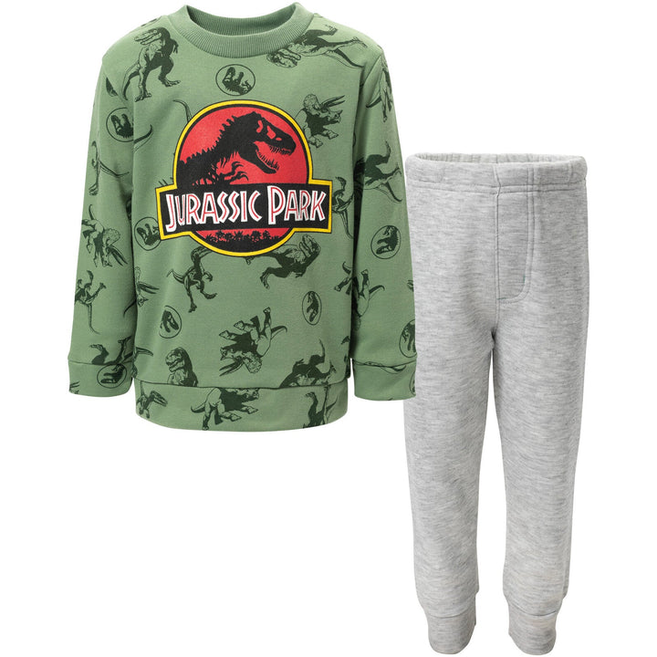 Jurassic World Jurassic Park T-Rex Fleece Pullover Sweatshirt and Pants Set - imagikids