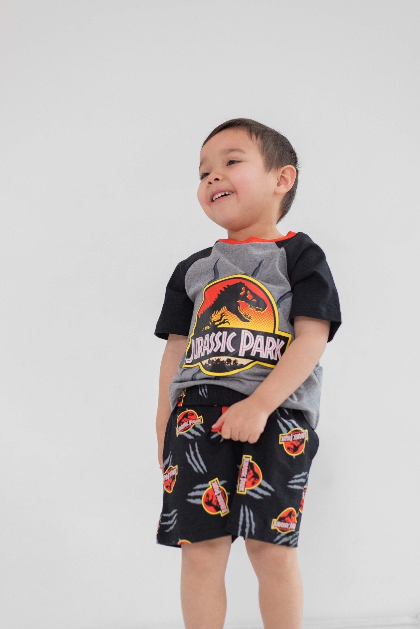 Jurassic World Jurassic Park T-Shirt and French Terry Shorts Outfit Set - imagikids