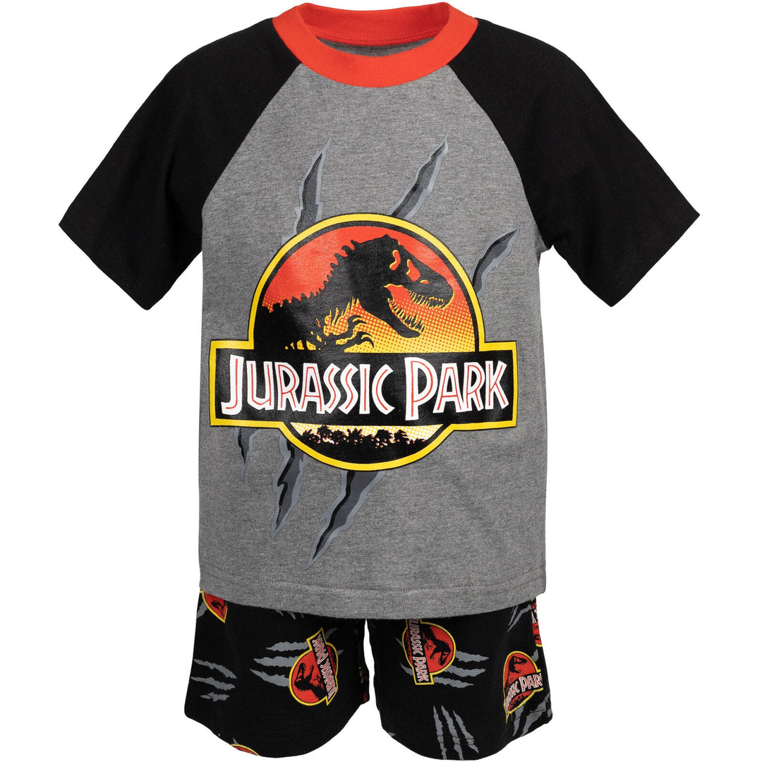 Jurassic World Jurassic Park T-Shirt and French Terry Shorts Outfit Set - imagikids