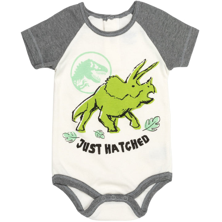 Jurassic World Jurassic World Dinosaur Baby 4 Pack Bodysuits Newborn to Toddler - imagikids