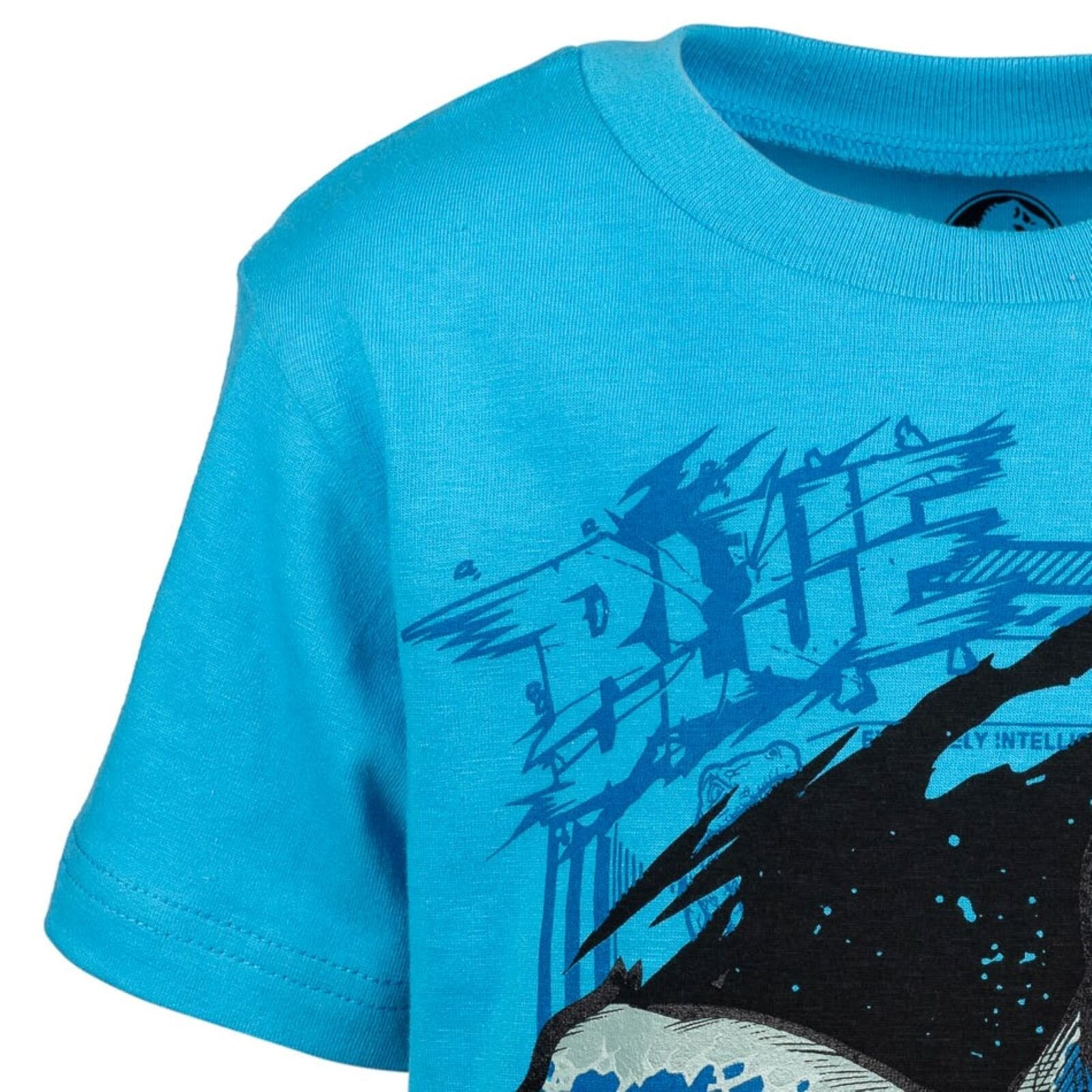 T-shirt Homme Jurassic World "Blue Bones" - Licence Officielle, Coton, Noir, Taille Régulière, Neuf Avec étiquette