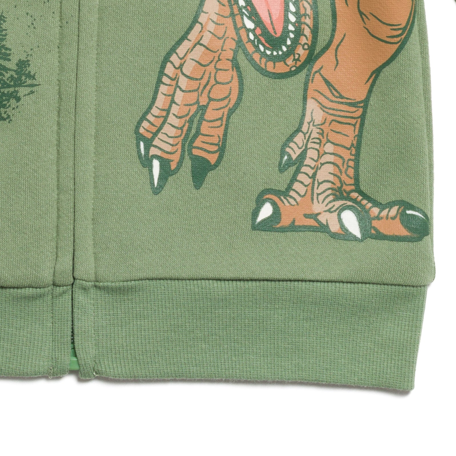 Jurassic World Felpa Con Cappuccio Per Bambini – T-Rex Verde, Taglia 4T, 100% Cotone, Pullover Con Canguro, Abbigliamento Ufficiale