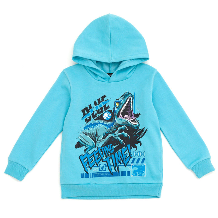 Jurassic World Park Blue (Dinosaur) Fleece Pullover Hoodie - imagikids