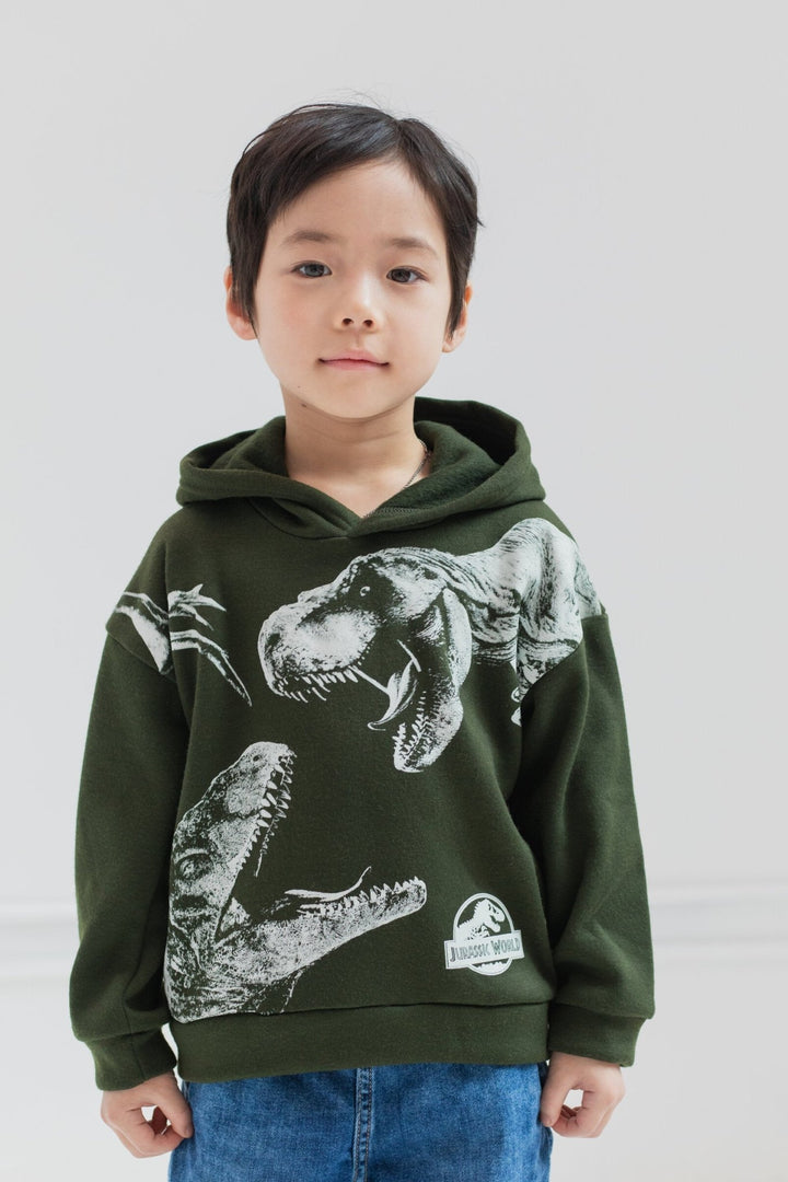 Jurassic World Park T-Rex Fleece Pullover Hoodie - imagikids