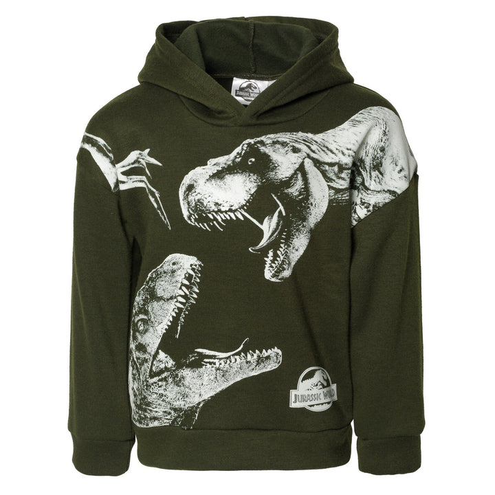 Jurassic World Park T-Rex Fleece Pullover Hoodie - imagikids