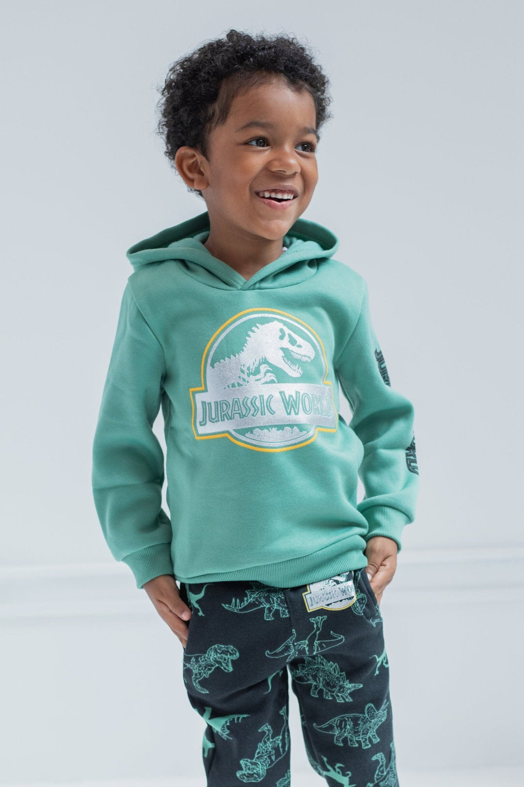 Jurassic World T-Rex Fleece Hoodie and Jogger Pants Set - imagikids