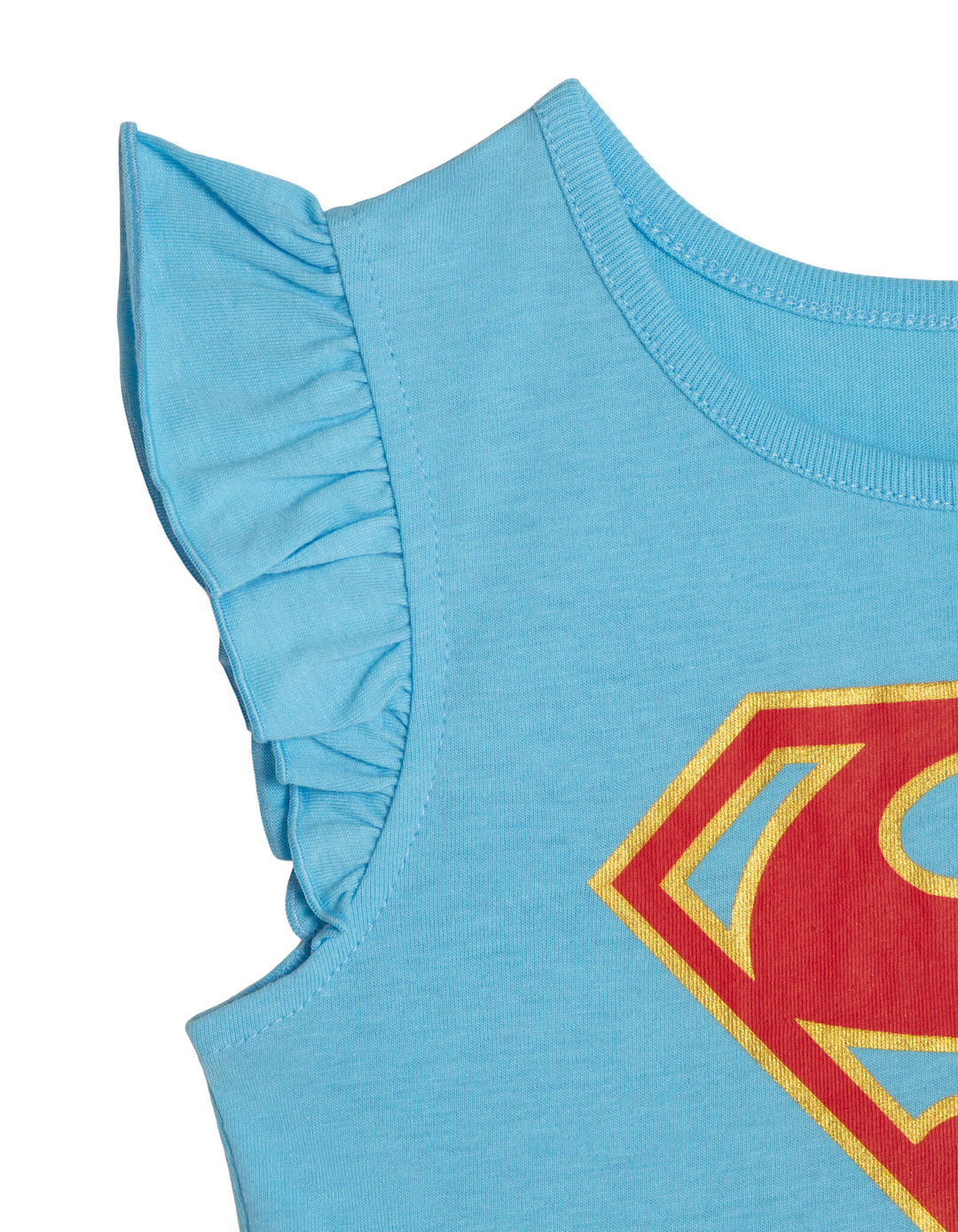 DC Comics Justice League Supergirl Tutu Pleated Tulle Dress Logo Toddler to Big Kid DC Comics Justice League Supergirl Tutu Pleated Tulle Dress Logo Toddler to Big Kid