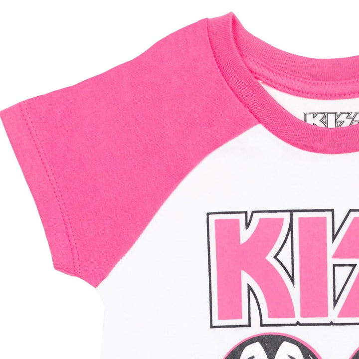 Kiss 2 Pack Ringer Raglan Graphic T-Shirt