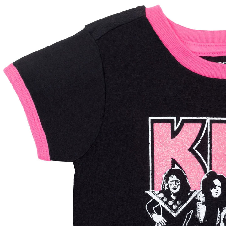 Kiss 2 Pack Ringer Raglan Graphic T-Shirt