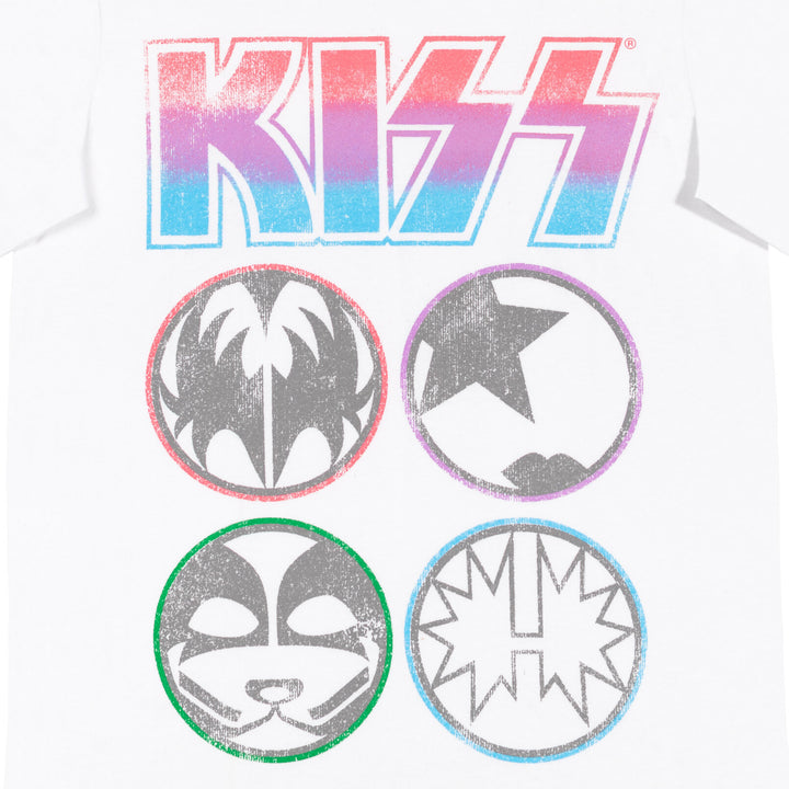 Paquete de 2 KISS Rock Band Camiseta gráfica