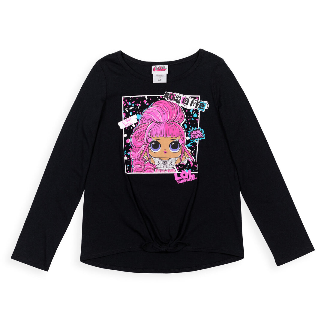 L.O.L. Surprise! 2 Pack Ruffle Long Sleeve Graphic T-Shirt