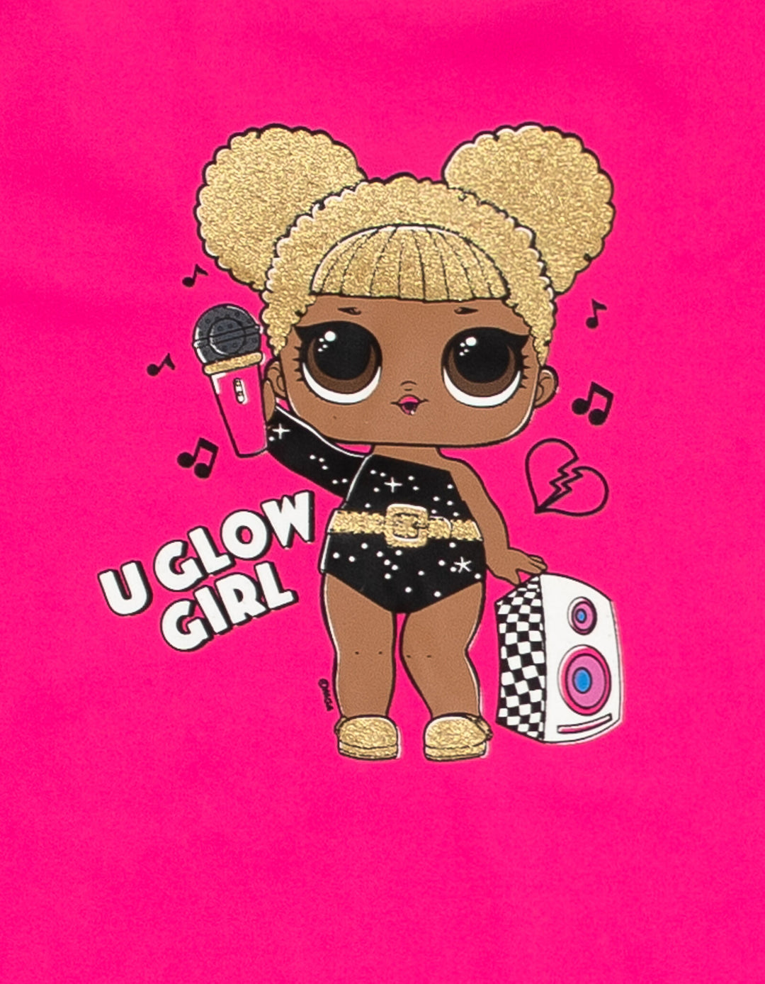 Surprise! Queen Bee Jumpsuit and Fleece Shrug Outfit Set