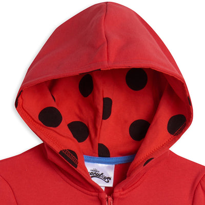 Ladybug Fleece Zip-Up Hoodie - imagikids