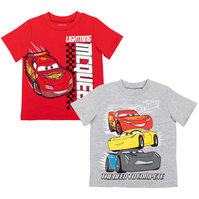 Lightning McQueen 2 Pack Graphic T-Shirt - imagikids