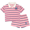 Lilo & Stitch Stitch Athletic Rugby Polo Shirt and Shorts Outfit Set