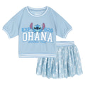 Lilo & Stitch Stitch French Terry Athletic T-Shirt and Pleated Skort Outfit Set
