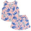 Lilo & Stitch Tank Top and French Terry Shorts Outfit Set