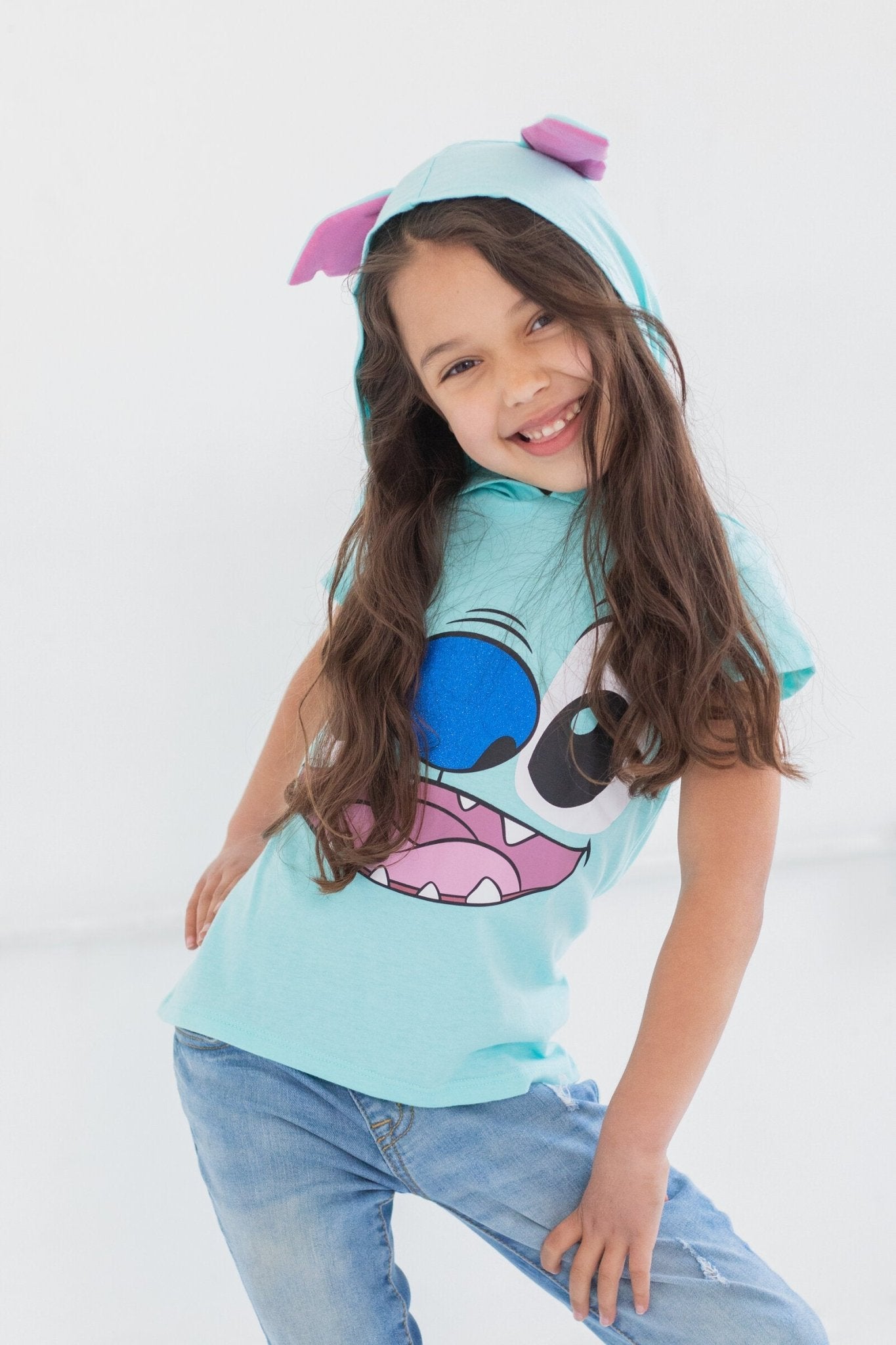 Lilo & Stitch Hooded Cosplay T-Shirt - imagikids