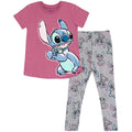 Conjunto de camiseta y calzas de Lilo &amp; Stitch