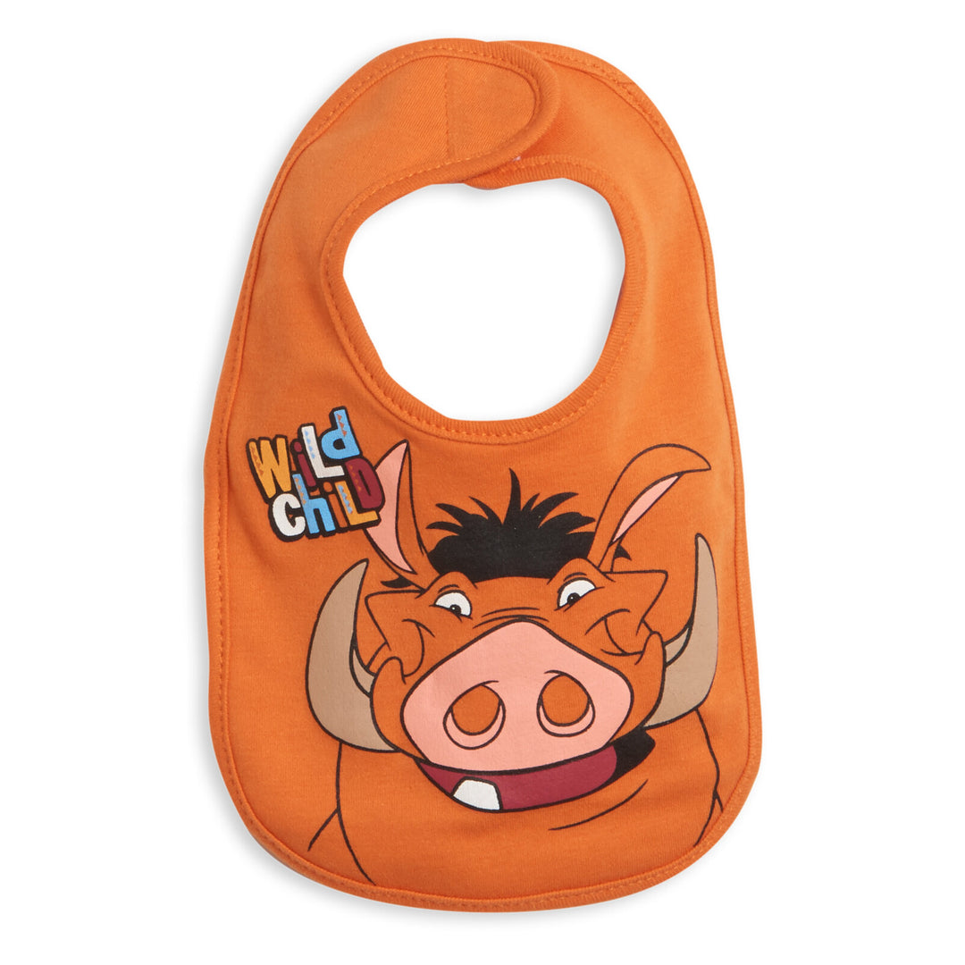 Lion King 4 Pack Bibs