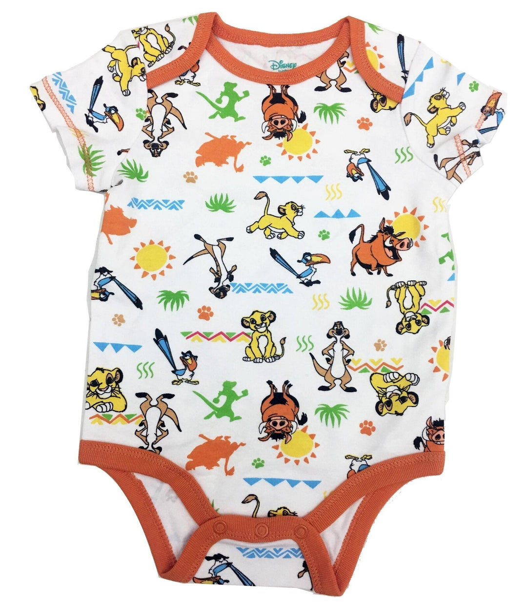 Lion King 5 Pack Bodysuits - imagikids