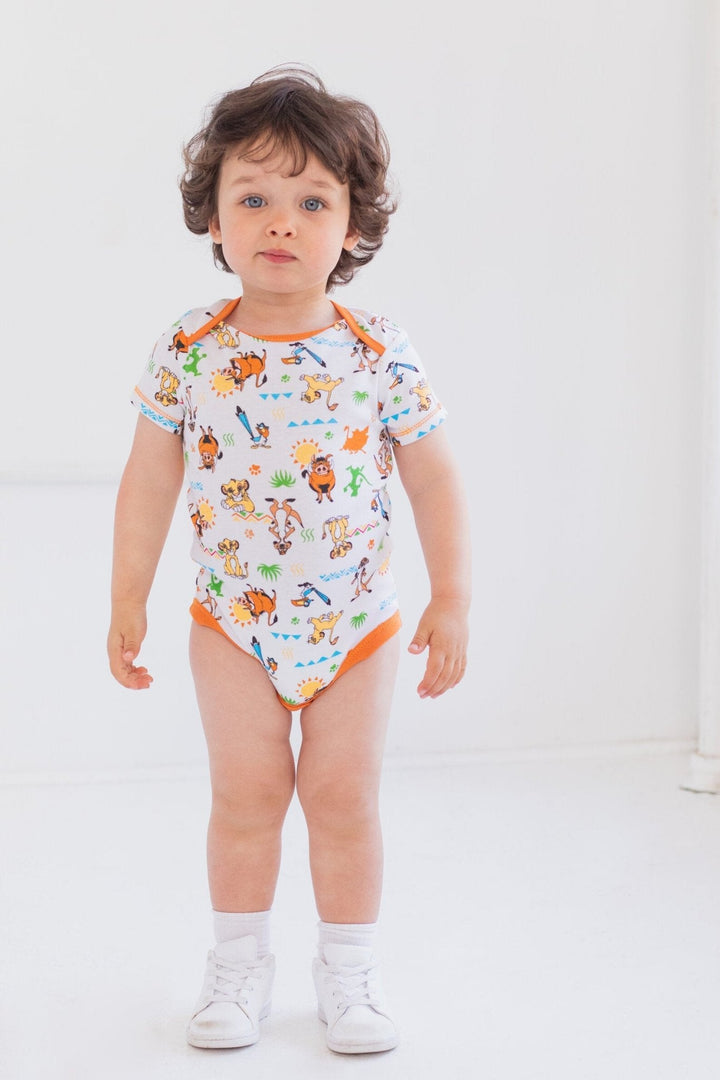 Lion King 5 Pack Bodysuits - imagikids