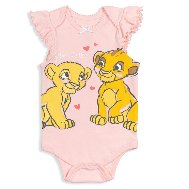 Lion King 5 Pack Bodysuits