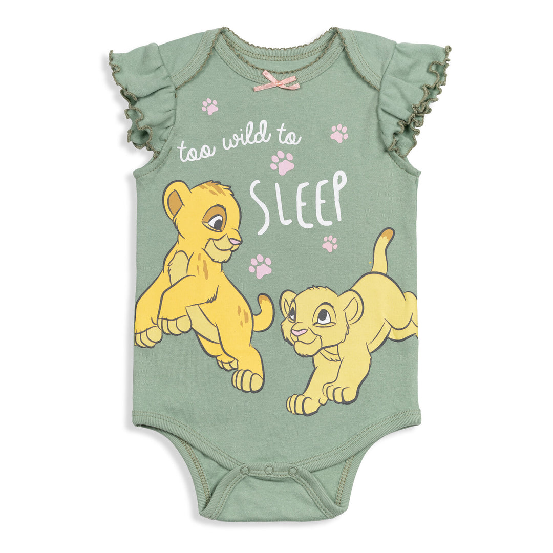 Lion King 5 Pack Bodysuits