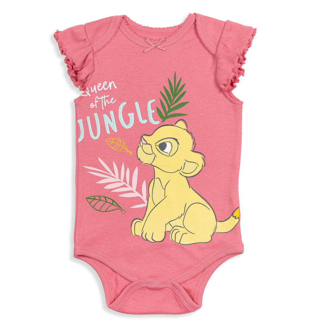 Lion King 5 Pack Bodysuits