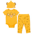 Disney Simba Short Sleeve Bodysuit & Pants & Hat