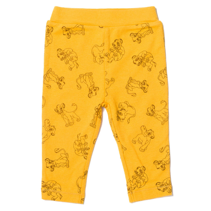 Disney Simba Short Sleeve Bodysuit & Pants & Hat