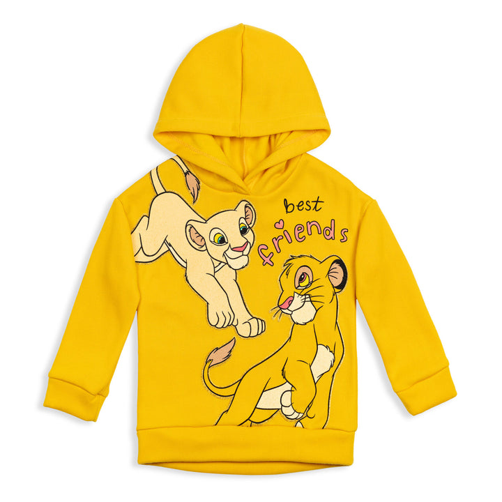 Lion King Simba Pullover Crossover Fleece Sudadera con capucha y polainas