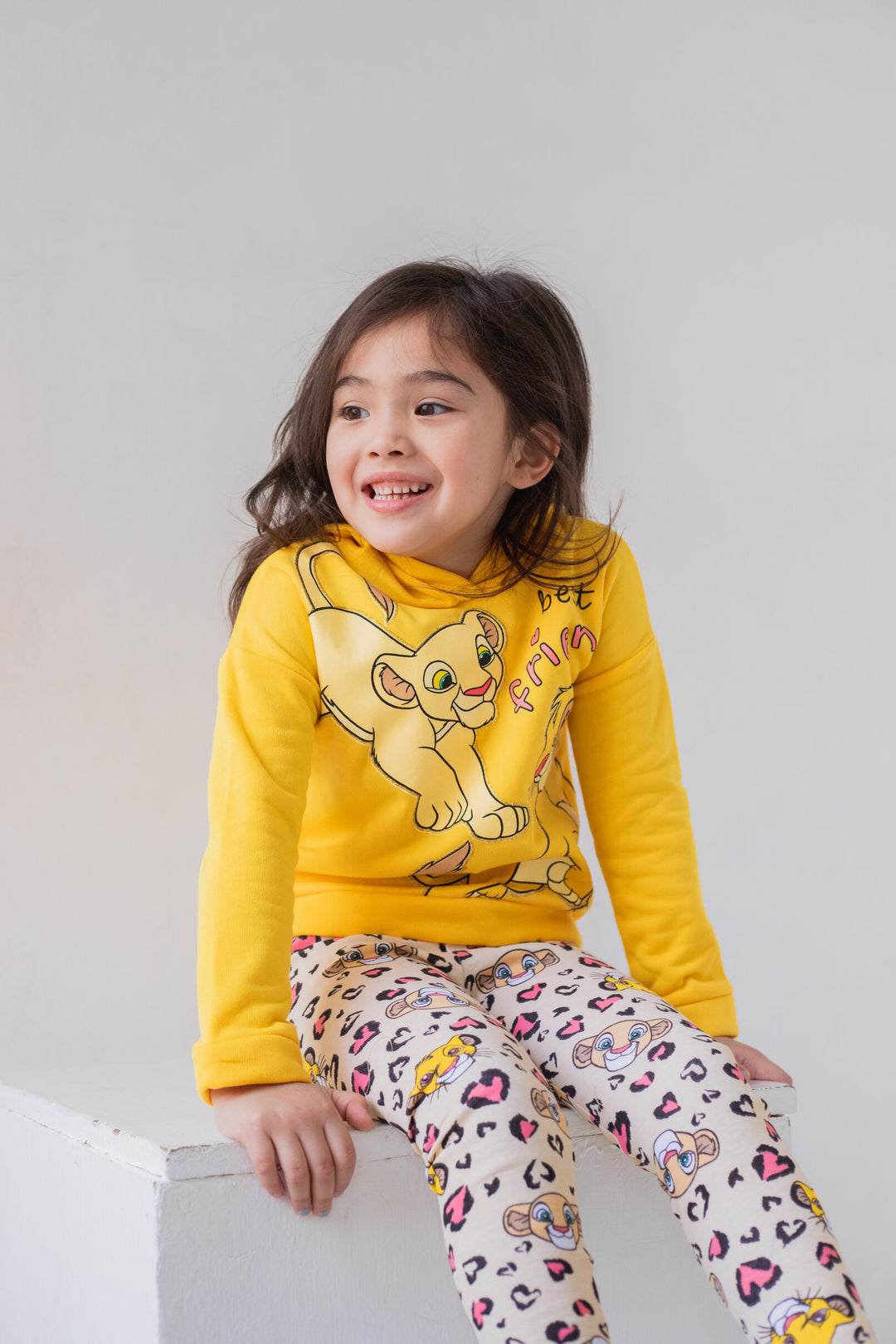 Lion King Simba Pullover Crossover Fleece Hoodie & Leggings