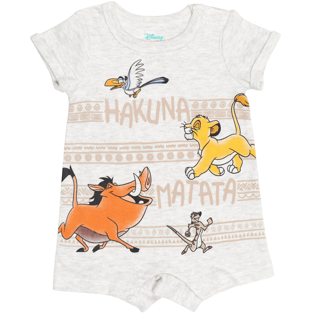 Lion King Short Sleeve Romper & Sunhat