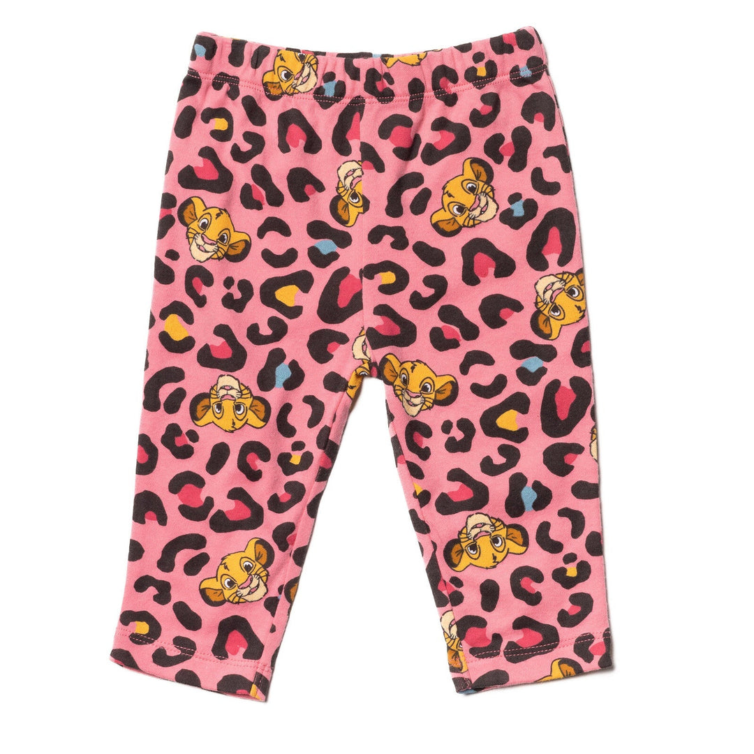 Lion King Simba 3 Piece Outfit Set: Cuddly Bodysuit Fashion Pants Headband - imagikids