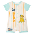 Lion King Simba Baseball Jersey Athletic Romper