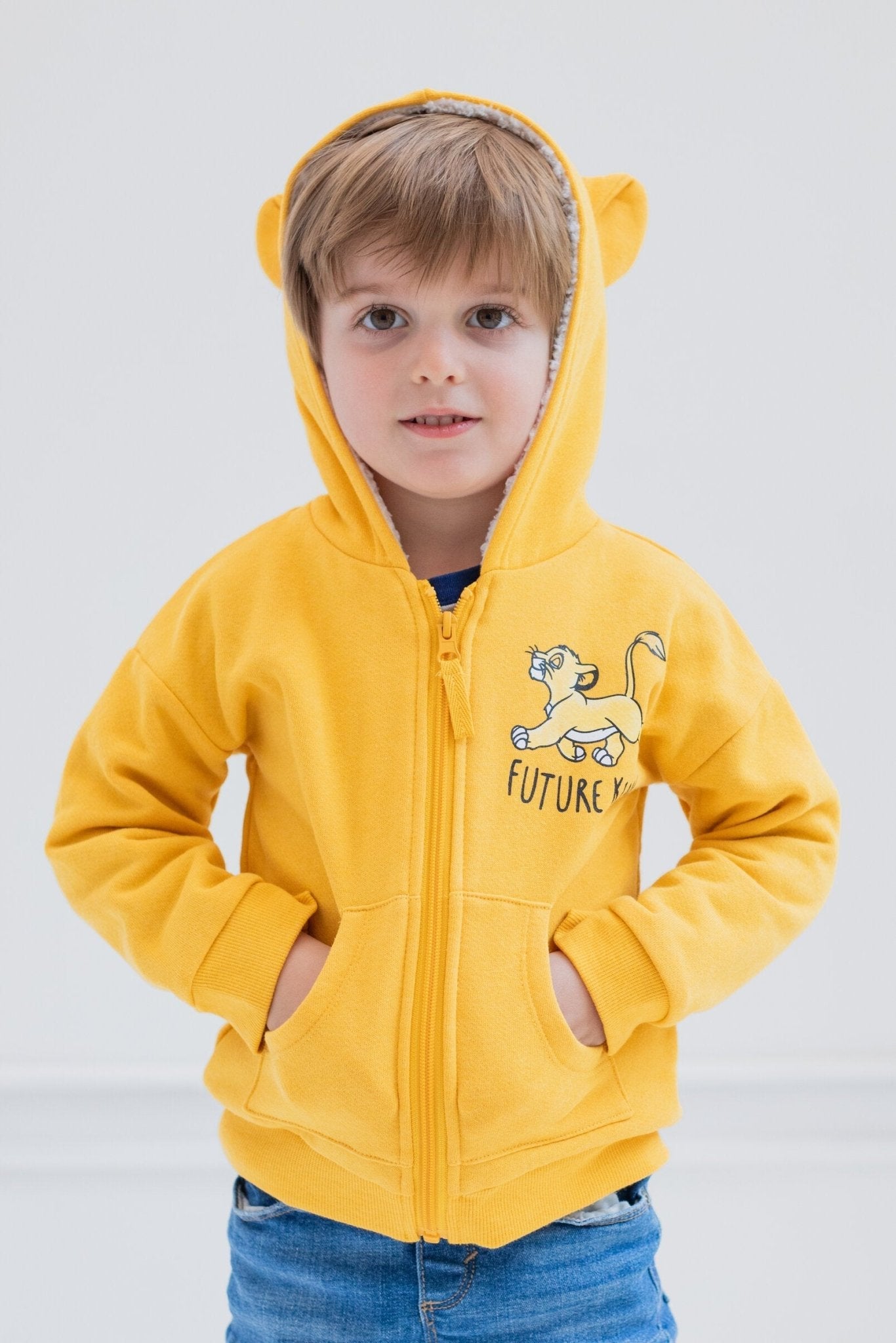 Lion King Simba Fleece Zip Up Hoodie – imagikids