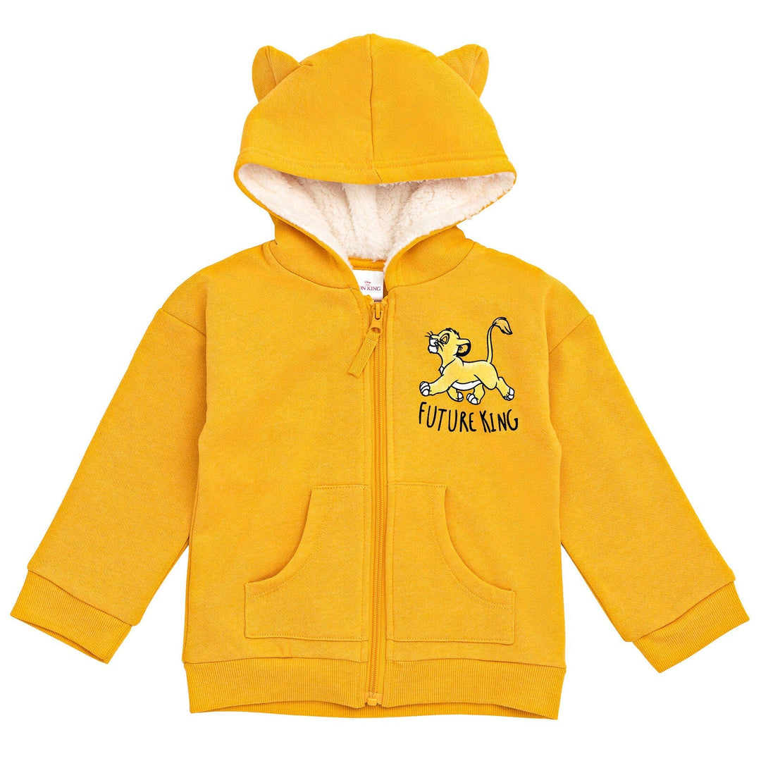 Lion King Simba Fleece Zip Up Hoodie - imagikids